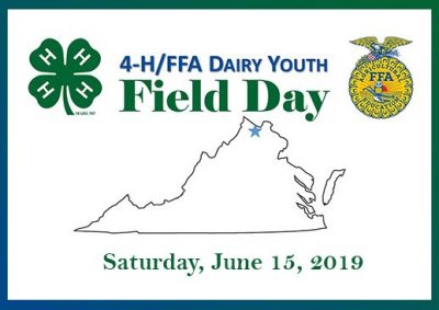 4-H/FFA Dairy Youth Field Day-Saturday, June 15, 2019.